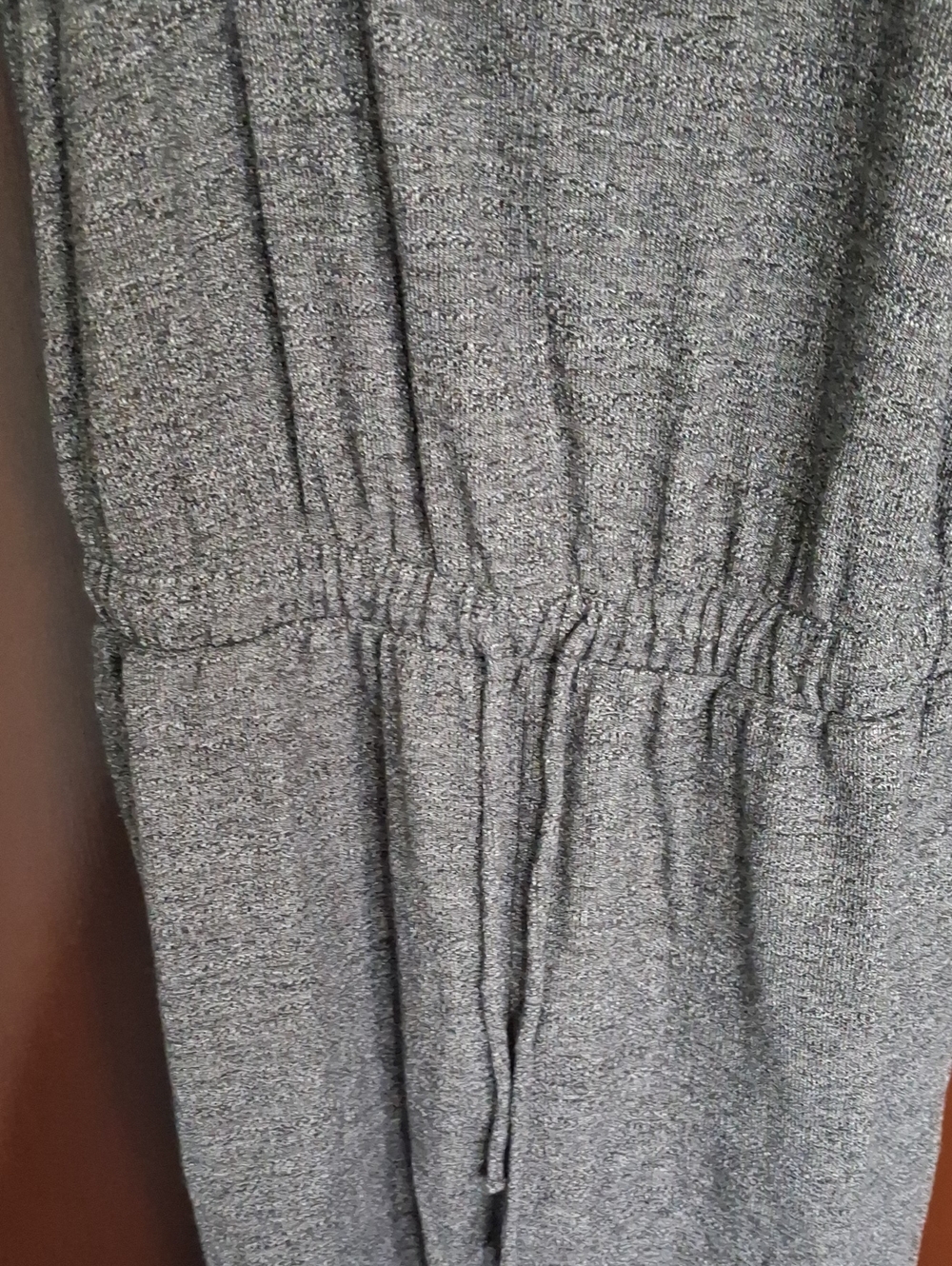 Free People Gray Sleeveless Jersey Jumpsuit - Picture 3 of 4